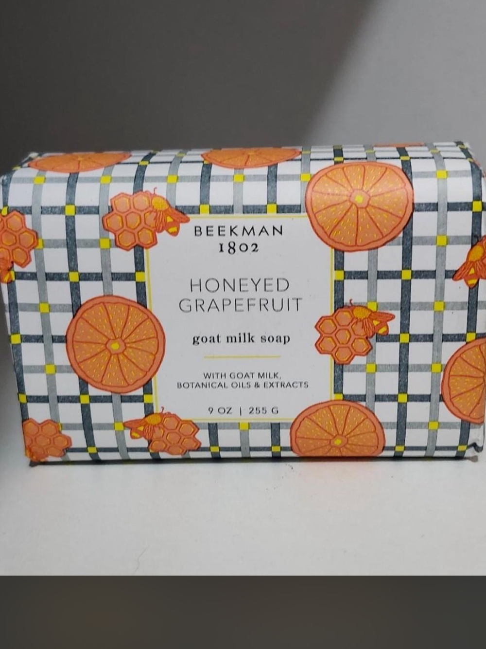 Beekman 1802 Honeyed Grapefruit Goat Milk Soap - Orange FULL SIZE